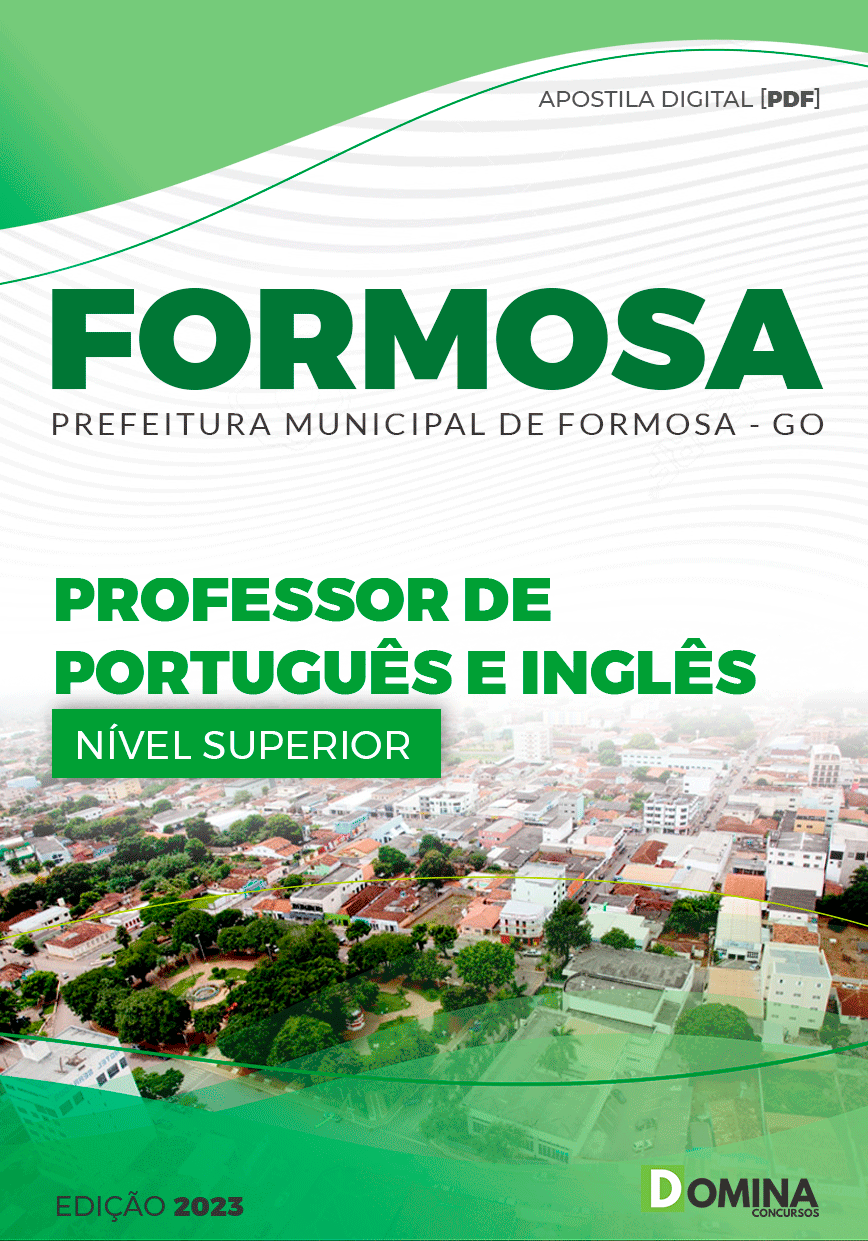 Apostila Pref Formosa GO 2023 Professor Inglês