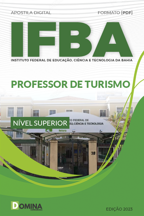 Apostila Digital Concurso IFBA 2023 Professor Turismo