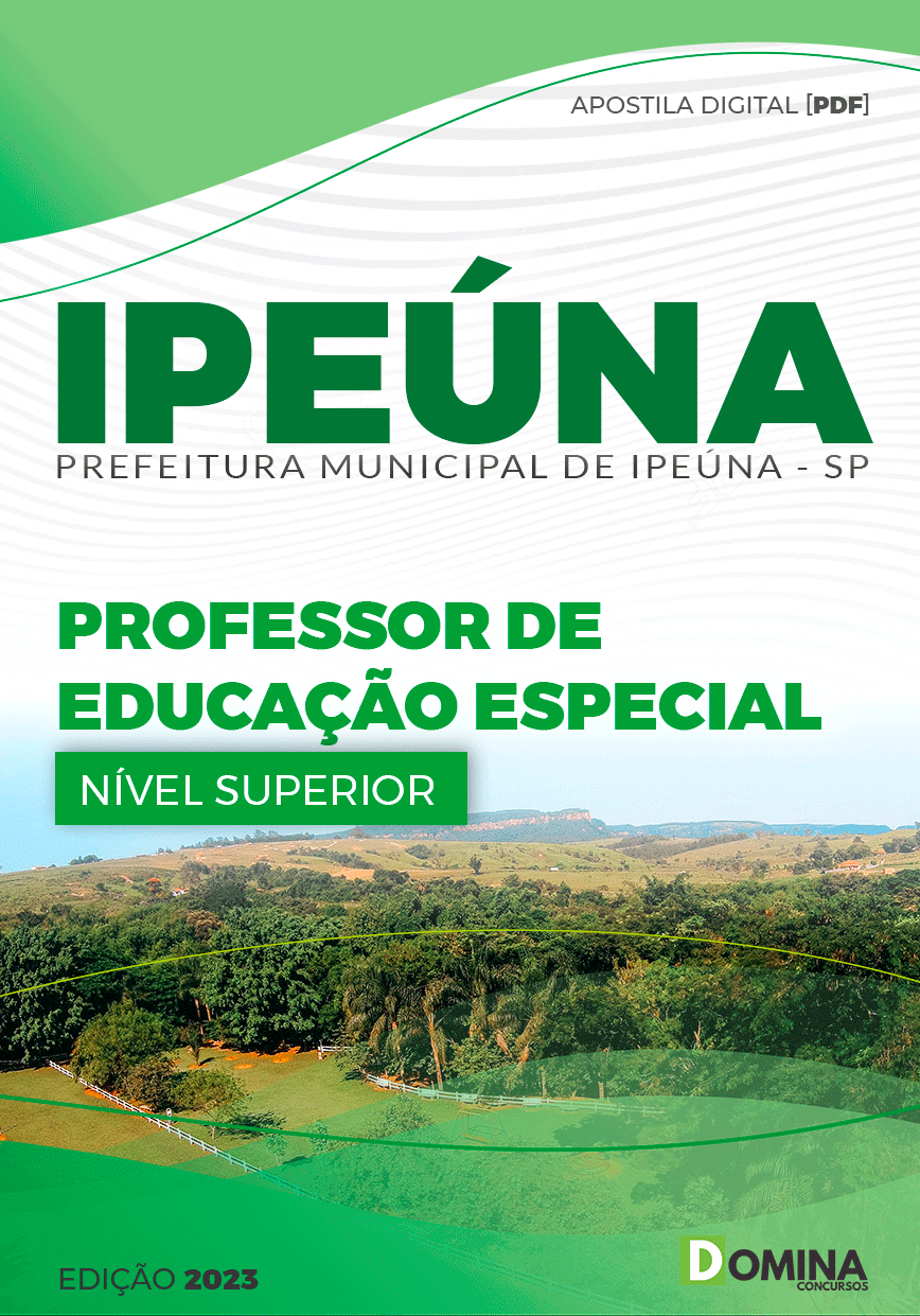 Apostila Concurso Pref Ipeúna SP 2023 Professor Educação Especial