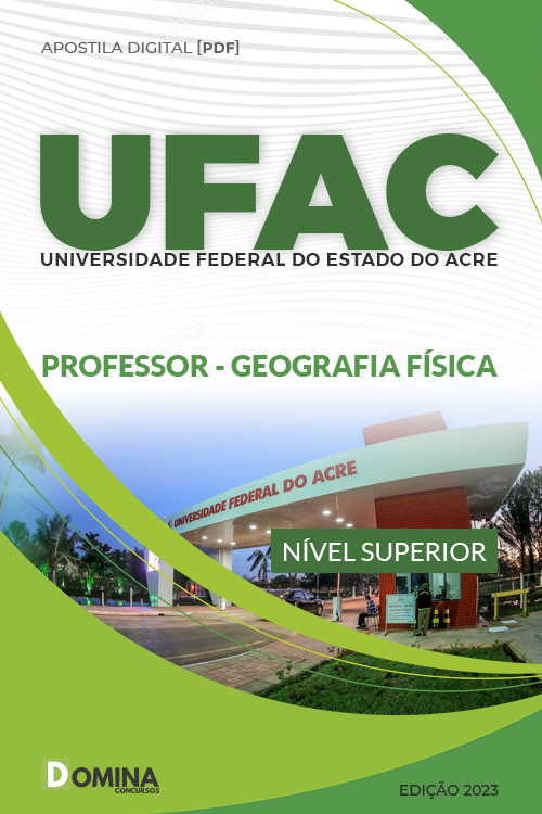 Apostila Concurso UFAC 2023 Professor Geografia Física