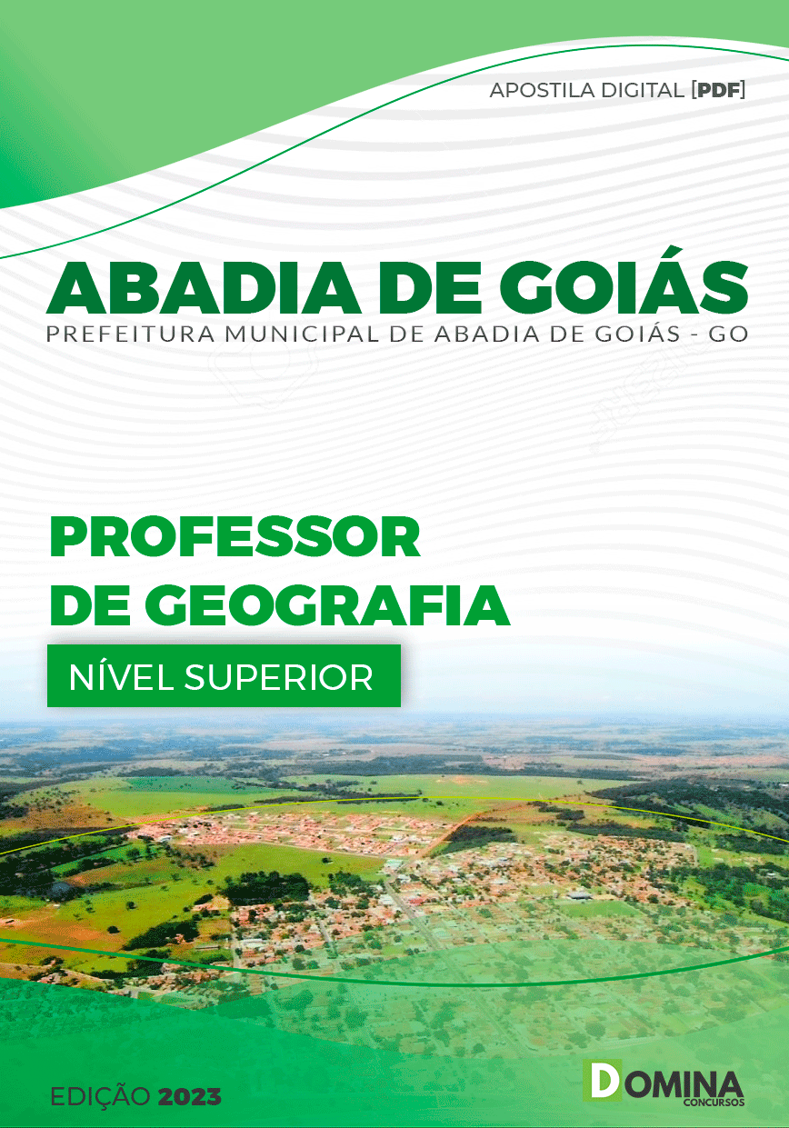 Apostila Pref Abadia GO 2023 Professor Geografia