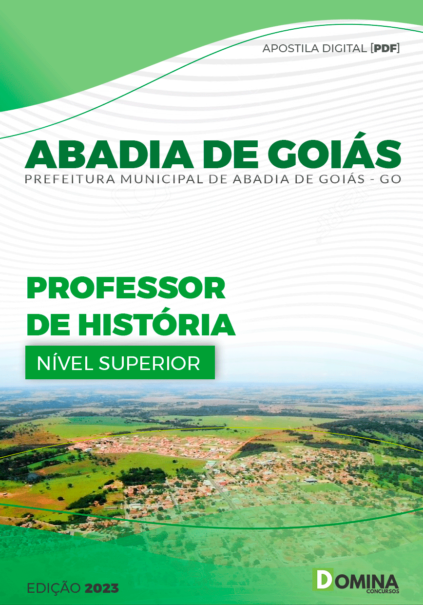 Apostila Pref Abadia GO 2023 Professor História