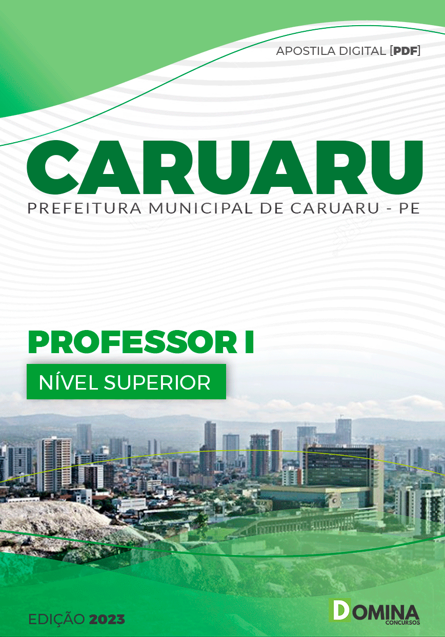 Apostila Concurso Pref Caruaru PE 2023 Professor I