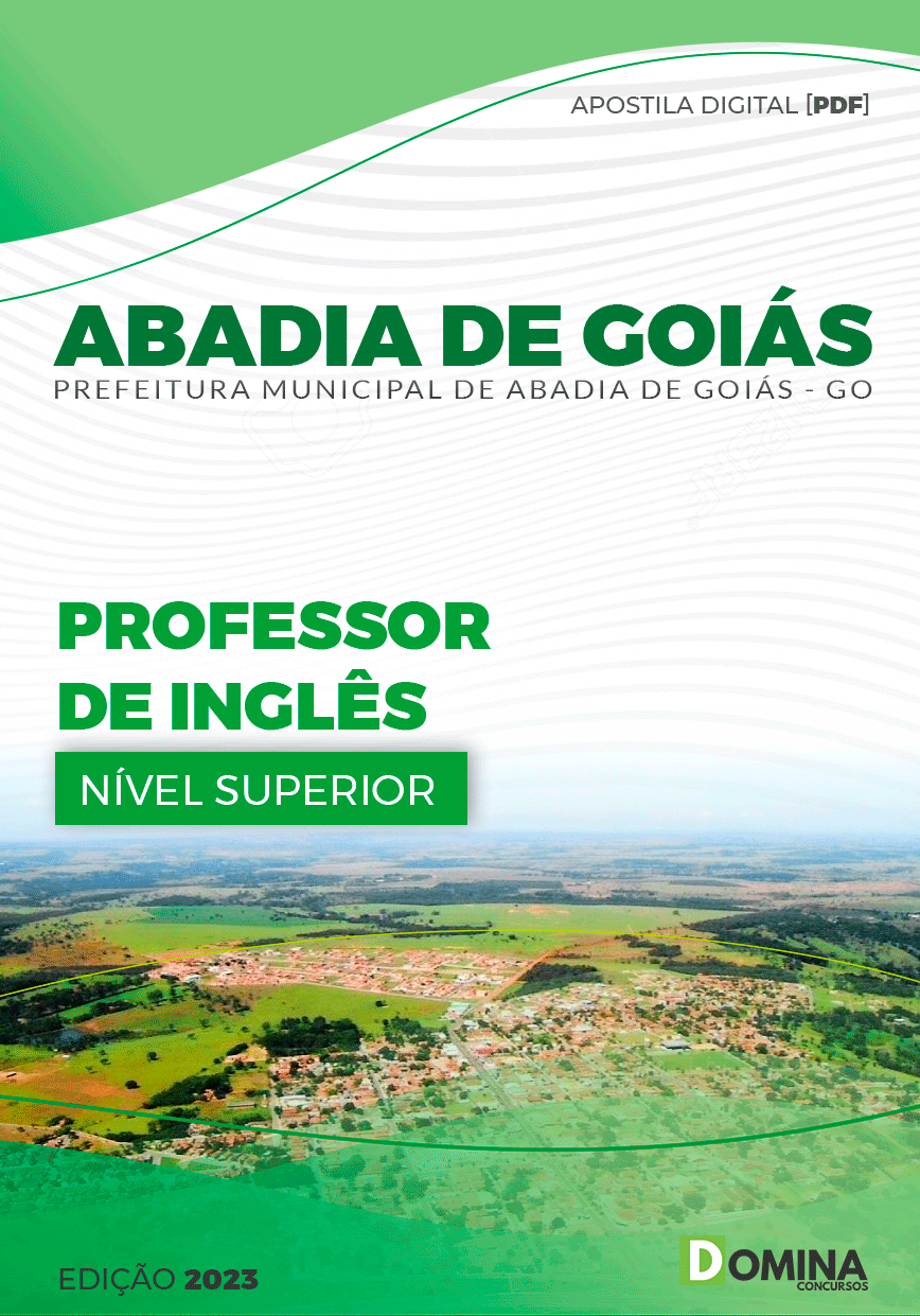 Apostila Pref Abadia GO 2023 Professor Inglês