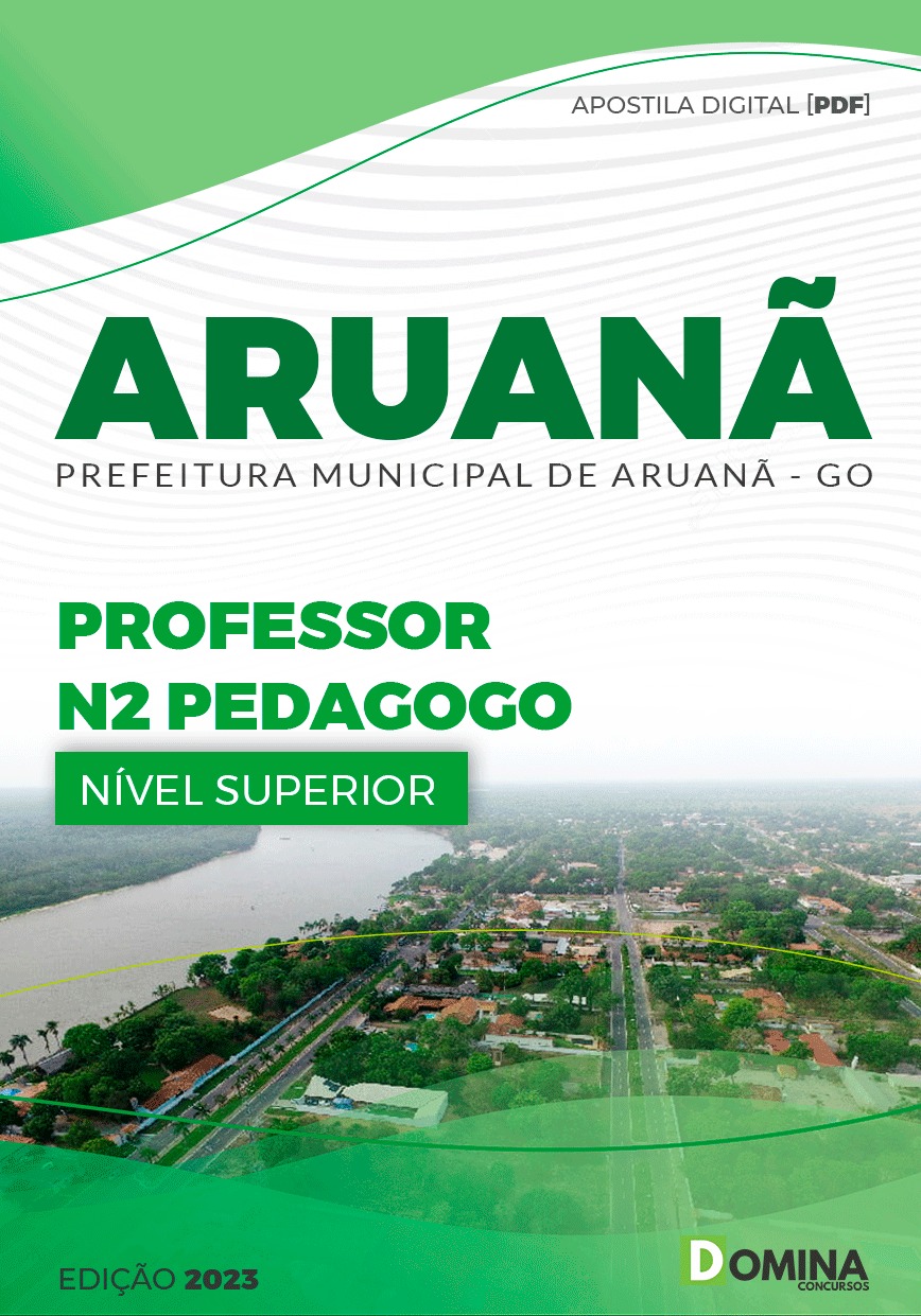Apostila Pref Aruanã GO 2023 Professor N2 Pedagogo