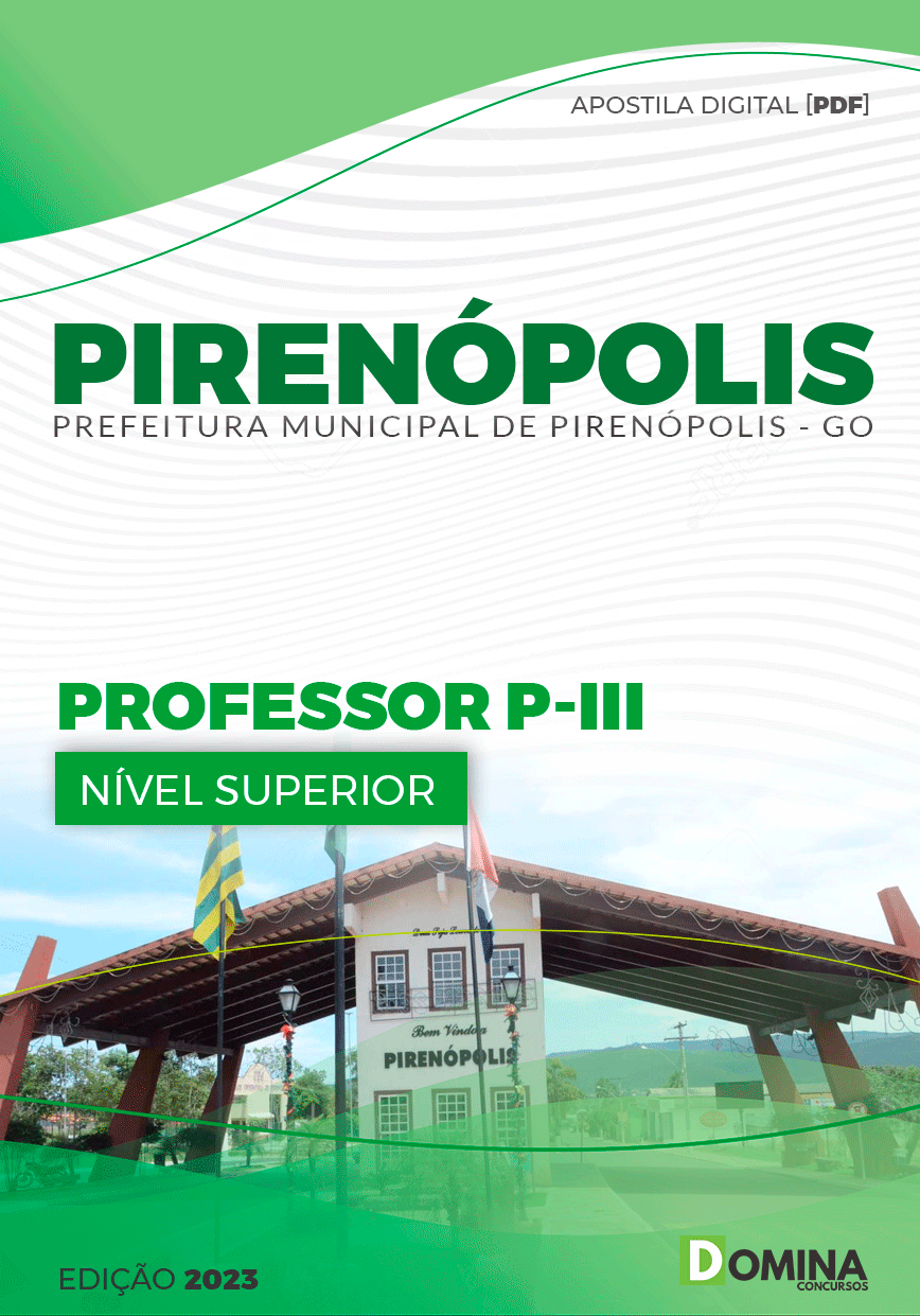 Apostila Concurso Pref Pirenópolis GO 2023 Professor PIII