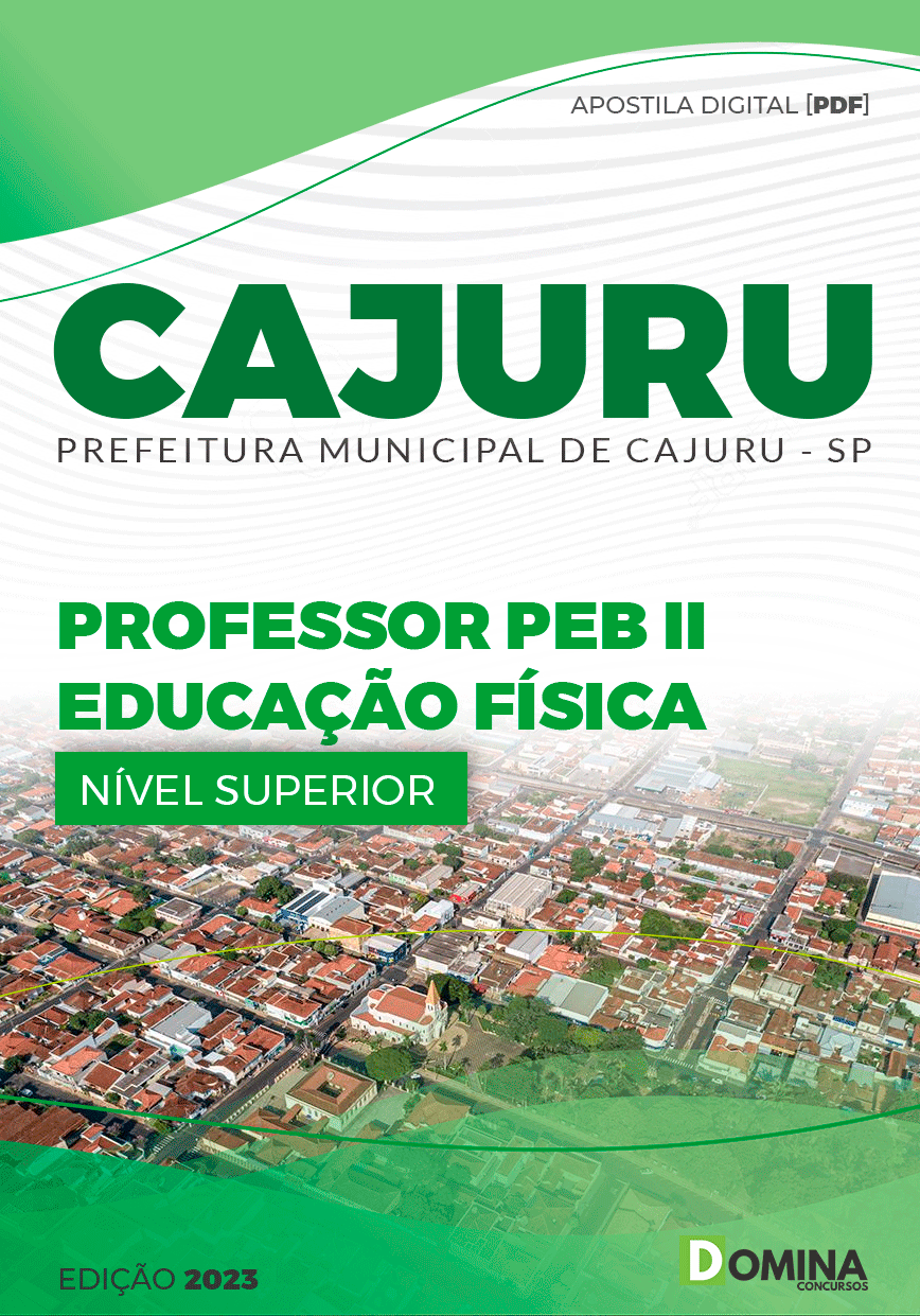 Apostila Pref Cajuru SP 2023 Professor PEB II Educação Física