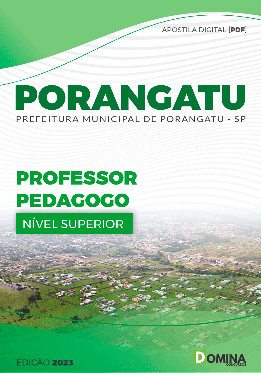 Apostila Pref Porangatu GO 2023 Professor Pedagogo