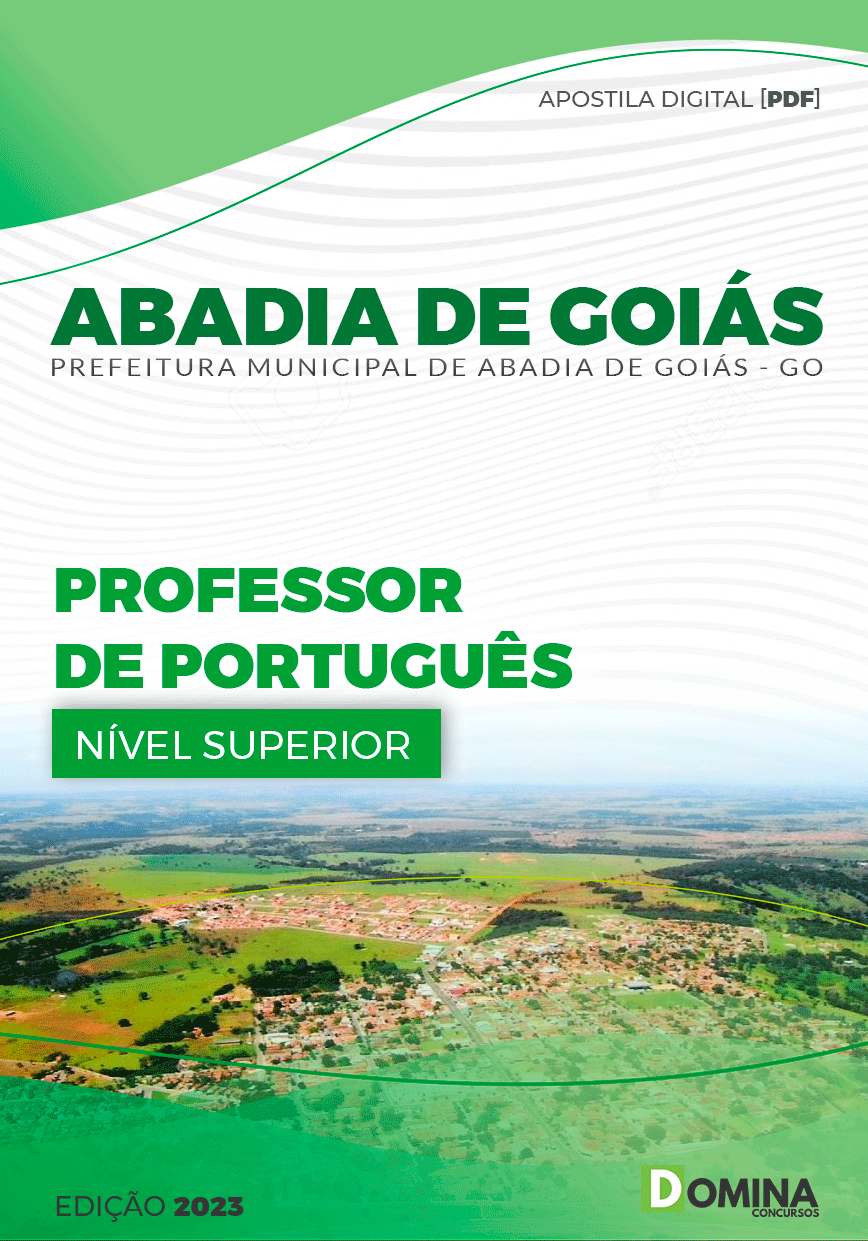 Apostila Pref Abadia GO 2023 Professor Português
