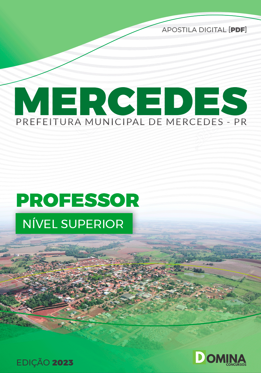 Apostila Concurso Pref Mercedes PR 2023 Professor