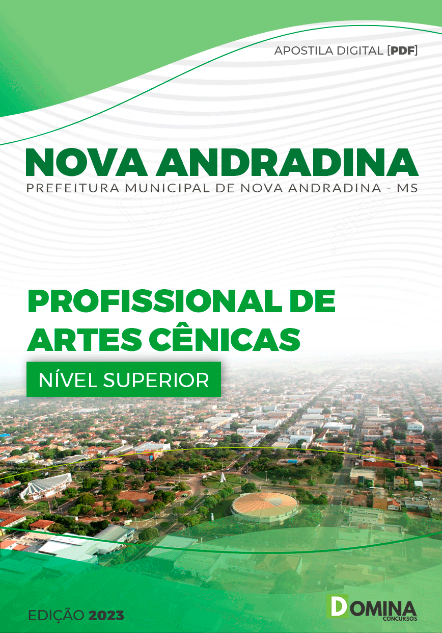 Apostila Pref Andradina MG 2023 Professor Artes Ciências