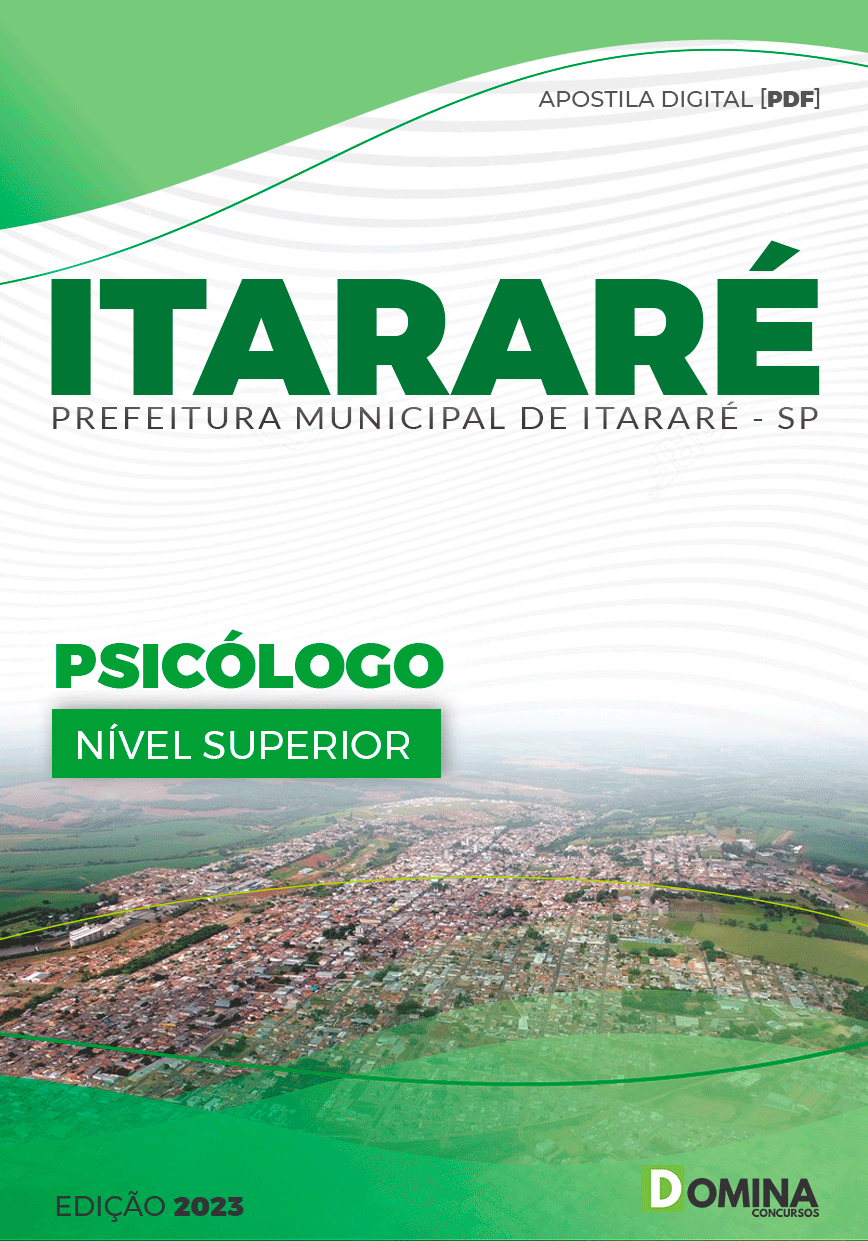 Apostila Concurso Pref Itararé SP 2023 Psicólogo