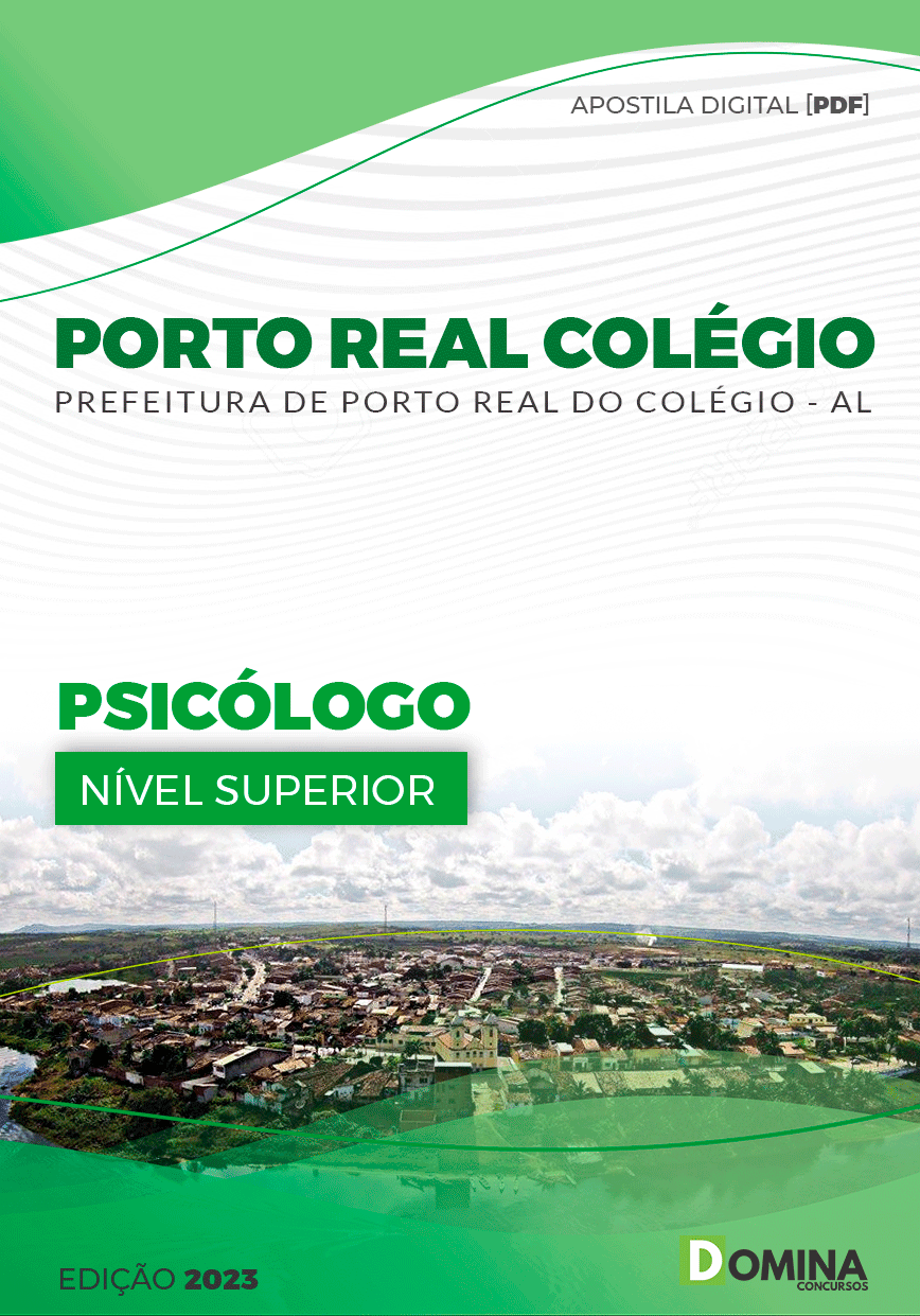 Apostila Pref Porto Real do Colégio AL 2023 Psicólogo