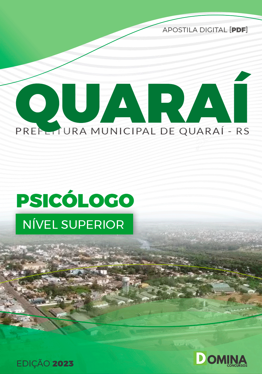Apostila Concurso Pref Quaraí RS 2023 Psicólogo