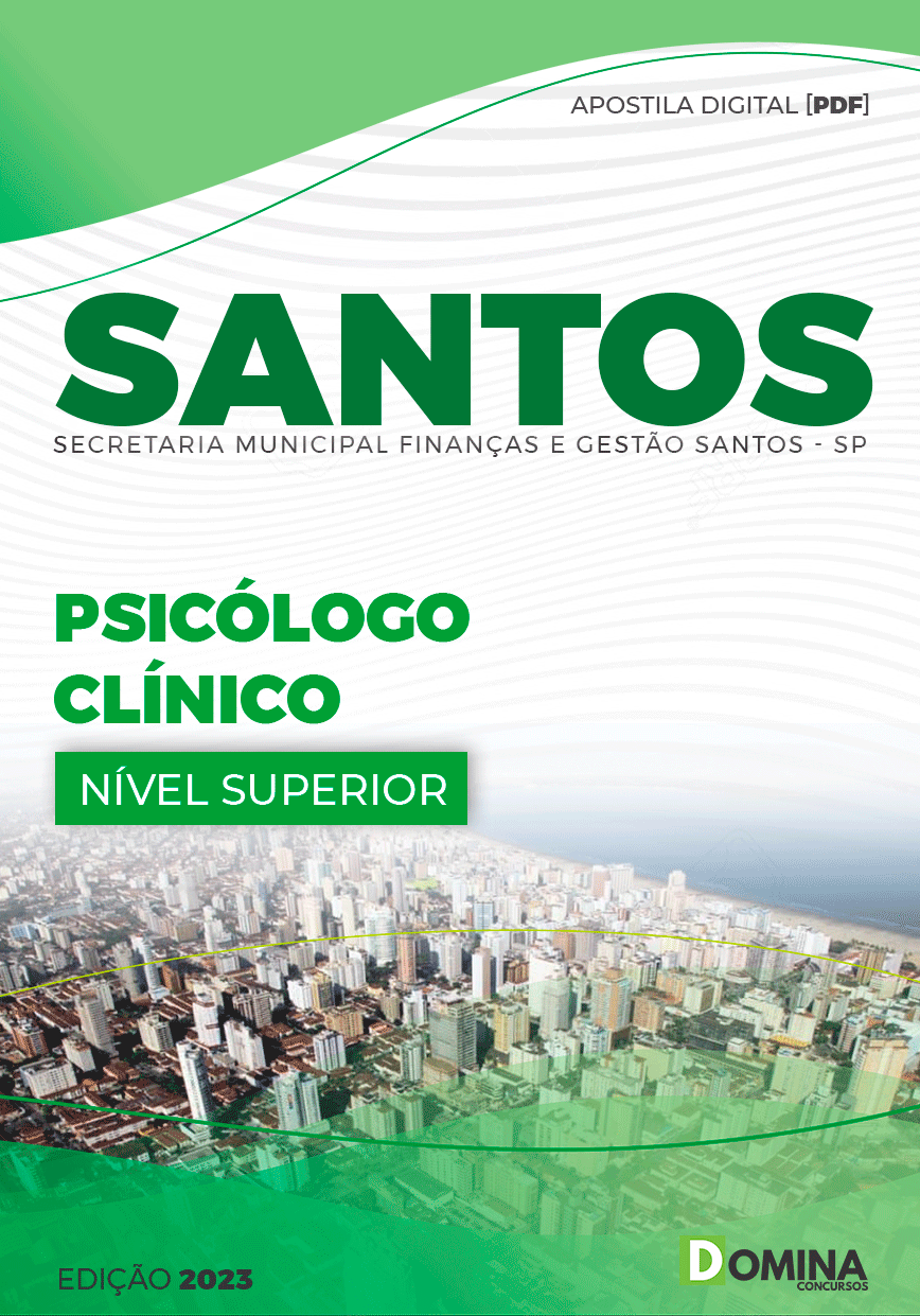 Apostila Concurso Pref Santos SP 2023 Psicólogo Clínico
