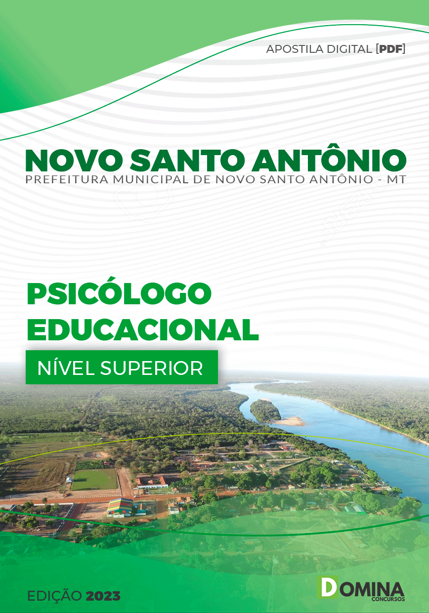 Apostila Pref Santo Antônio MT 2023 Psicólogo Educacional
