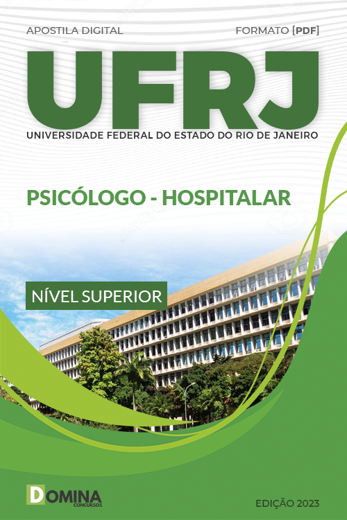 Apostila Digital Concurso UFRJ 2023 Psicólogo Hospitalar