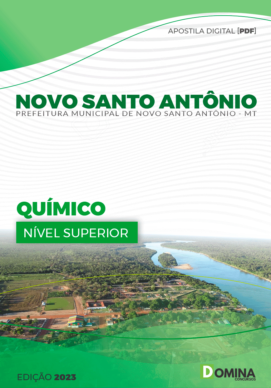 Apostila Seletivo Pref Santo Antônio MT 2023 Químico