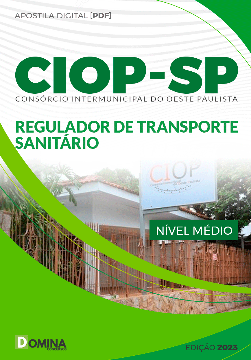 Apostila Seletivo CIOP SP 2023 Regulador Transporte Sanitário