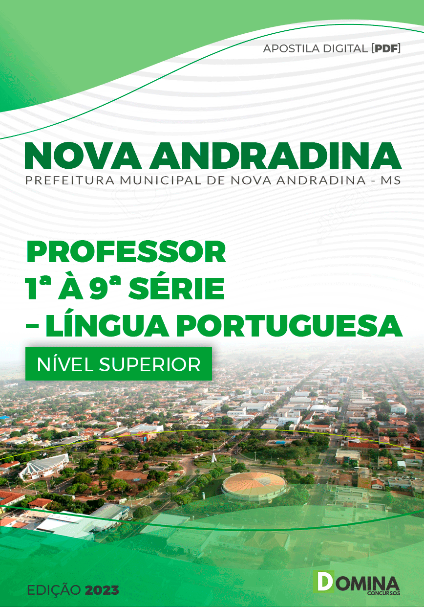 Apostila Pref Andradina MG 2023 Professor Língua Portuguesa