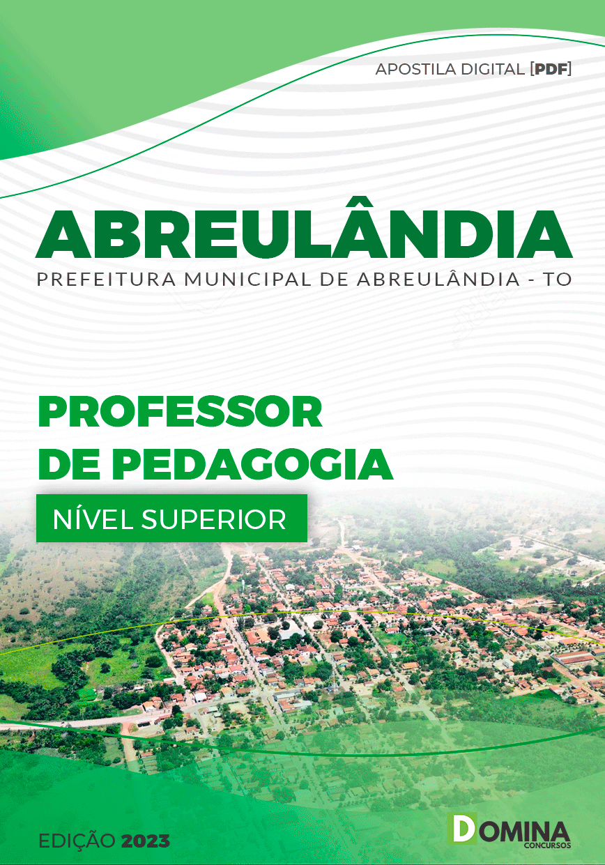 Apostila Pref Abreulândia TO 2023 Professor Pedagogia