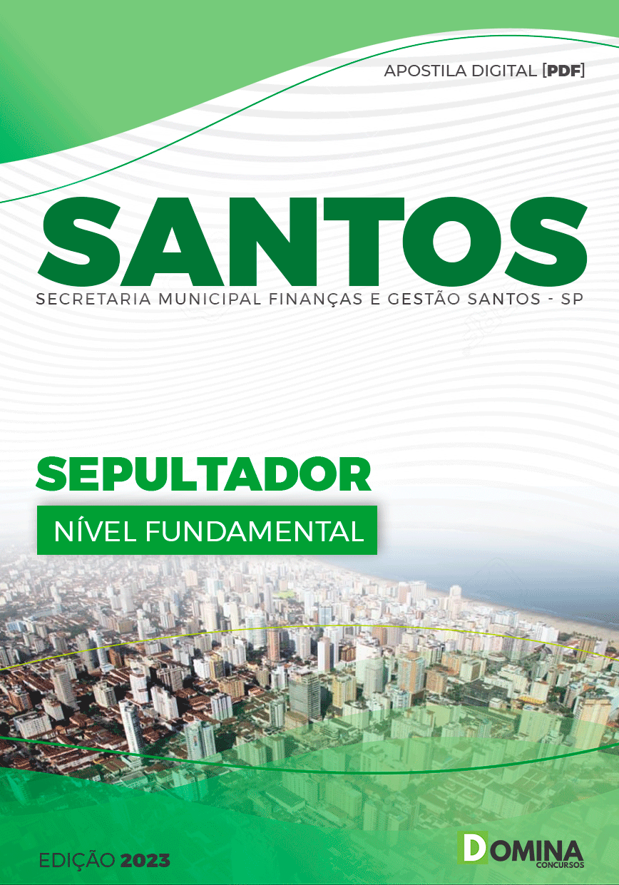 Apostila Concurso Pref Santos SP 2023 Sepultador