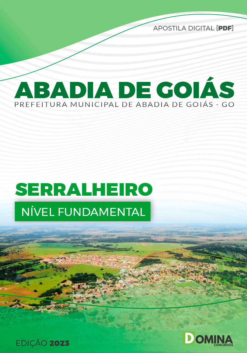 Apostila Concurso Pref Abadia GO 2023 Serralheiro