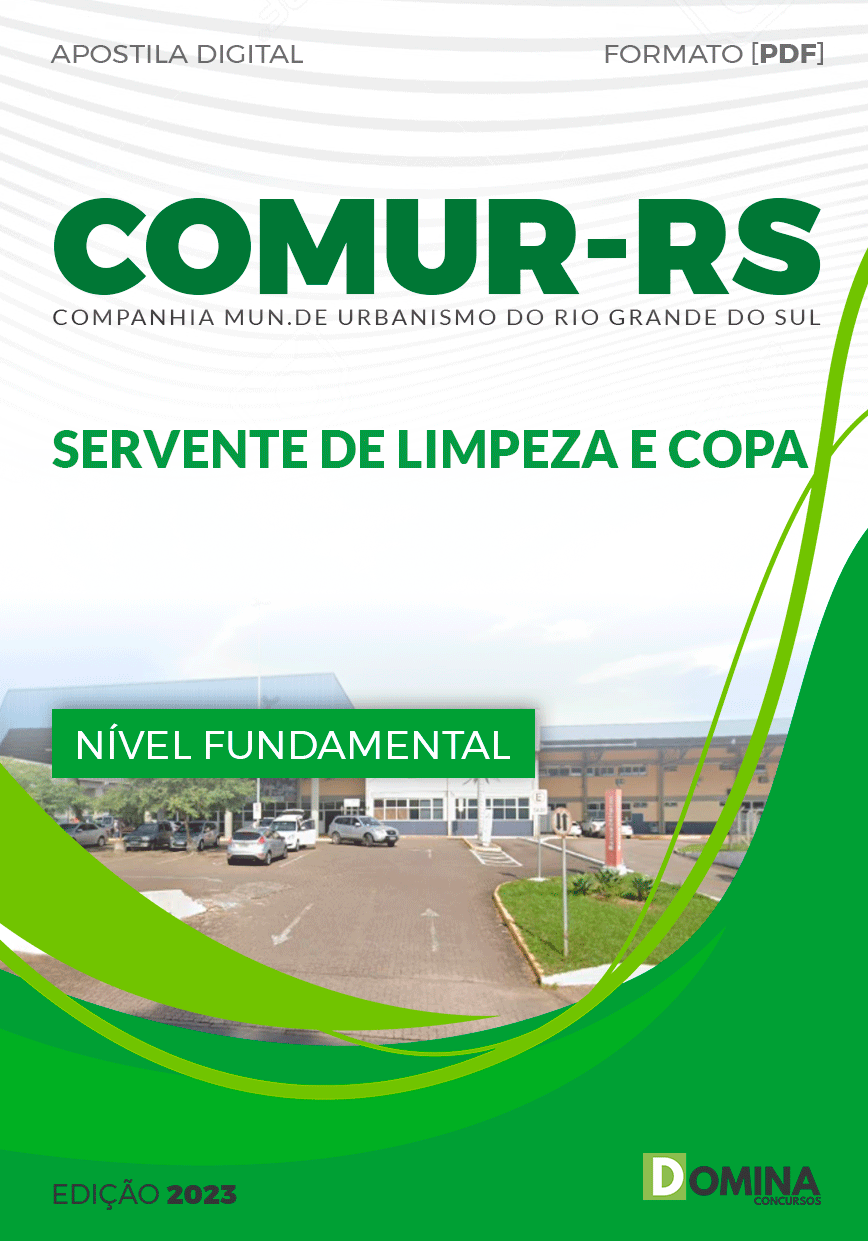 Apostila COMUR RS 2023 Servente Limpeza Copa