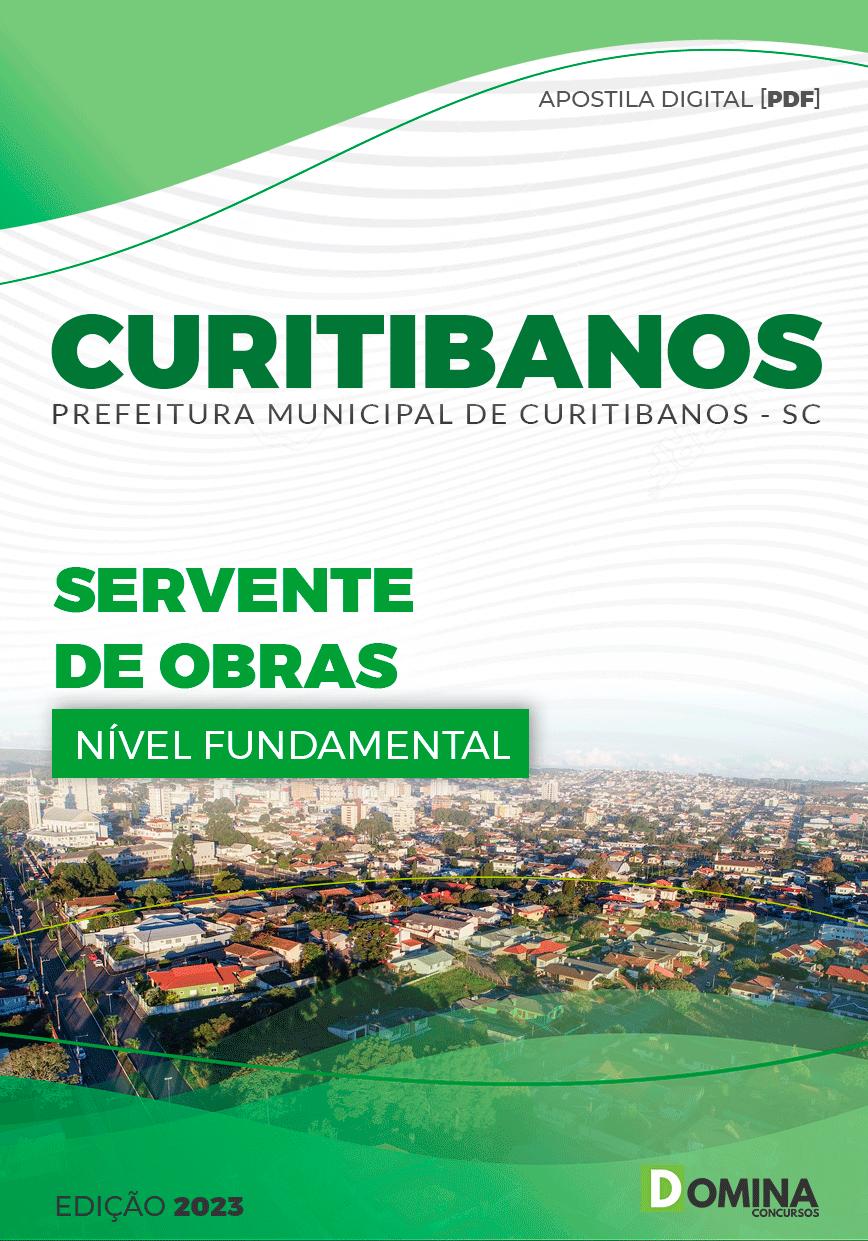 Apostila Concurso Pref Curitibanos SC 2023 Servente Obras