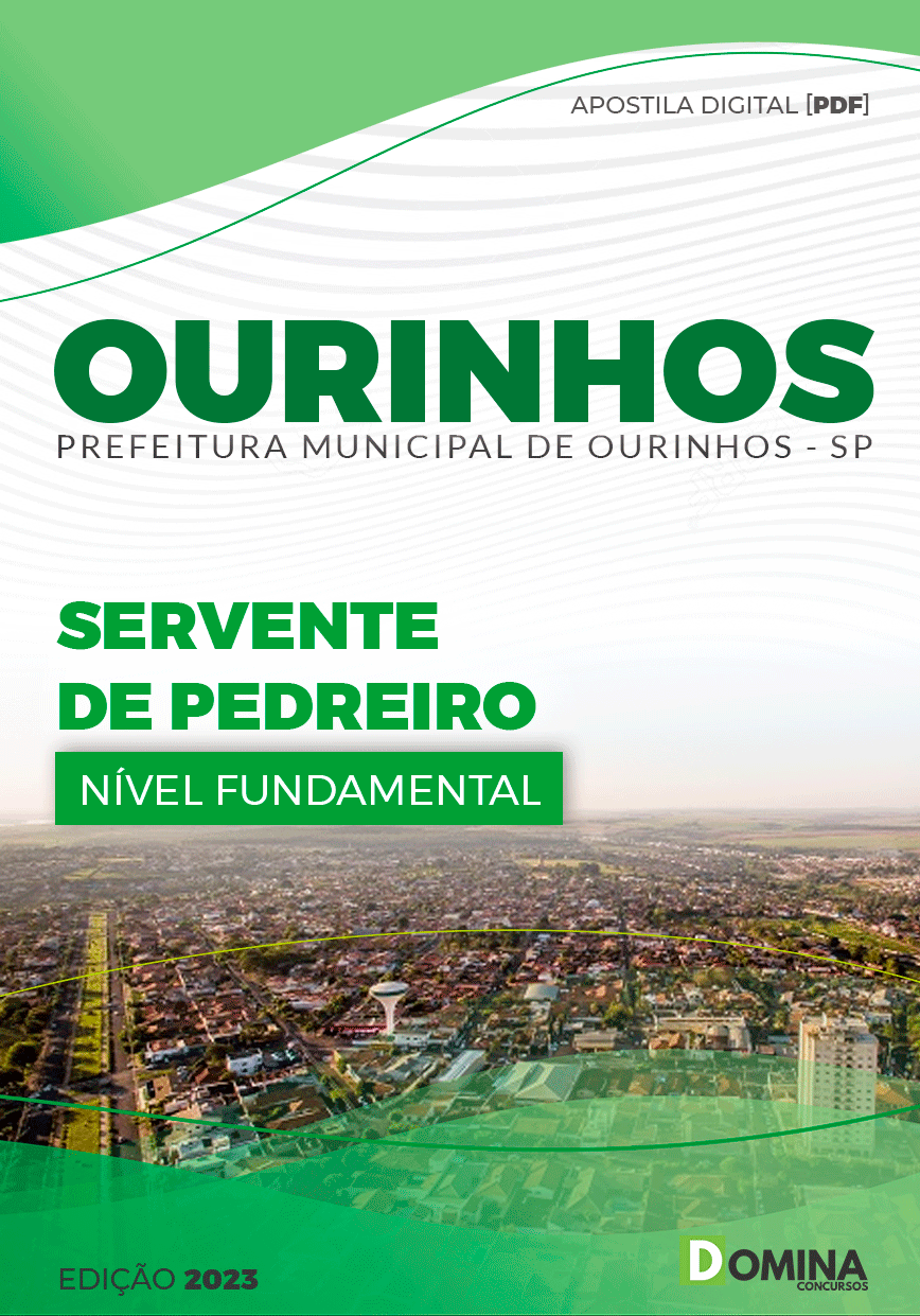 Apostila Concurso Pref Ourinhos SP 2023 Servente Pedreiro