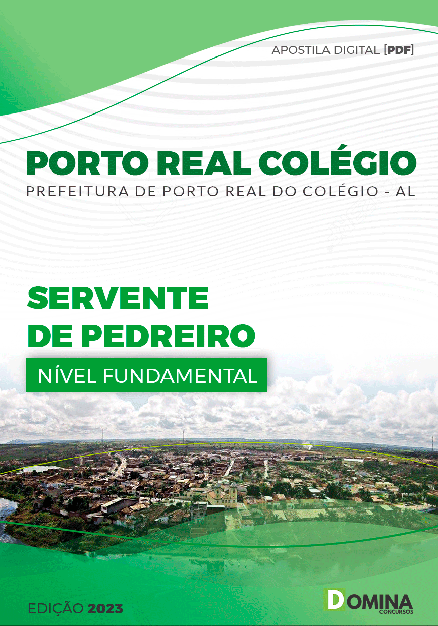 Apostila Pref Porto Real do Colégio AL 2023 Servente Pedreiro