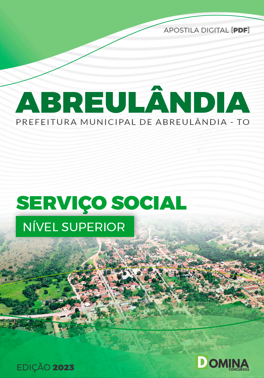 Apostila Digital Pref Abreulândia TO 2023 Serviço Social