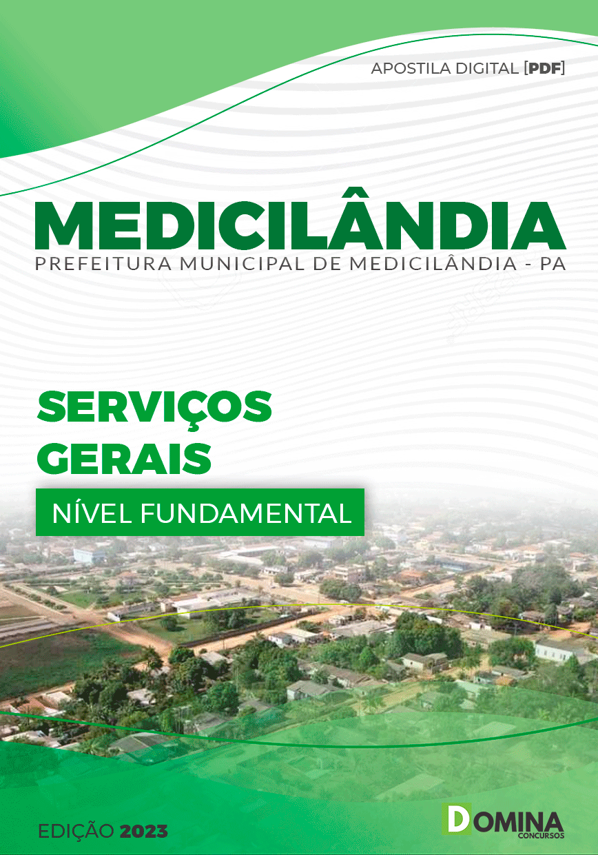 Apostila Digital Pref Medicilândia PA 2023 Serviços Gerais