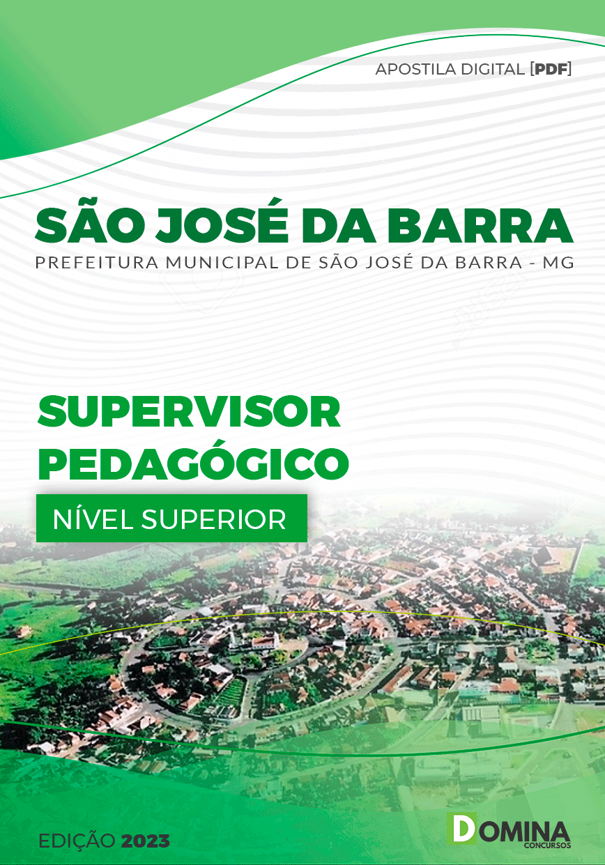 Apostila Pref São José da Barra MG 2023 Supervisor Pedagógico