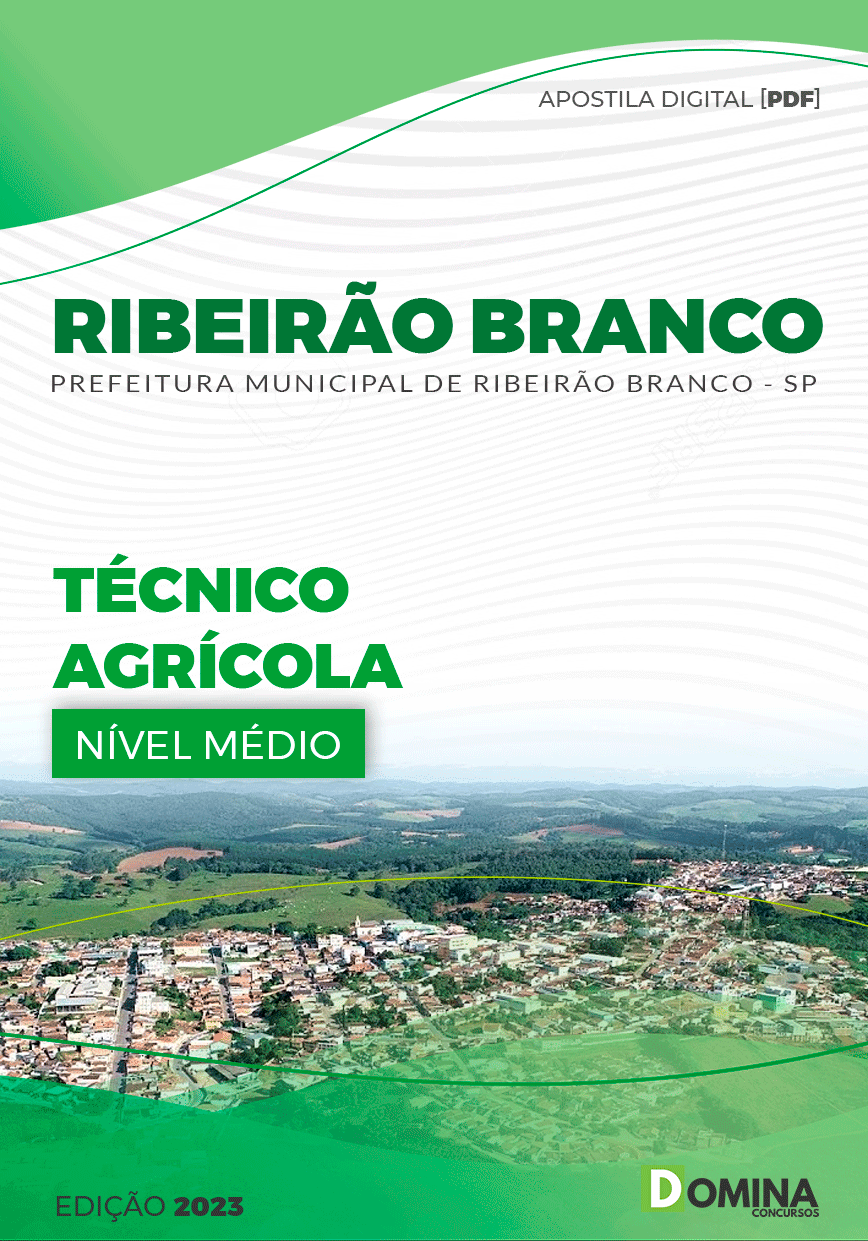 Apostila Pref Ribeirão Branco SP 2023 Técnico Agrícola