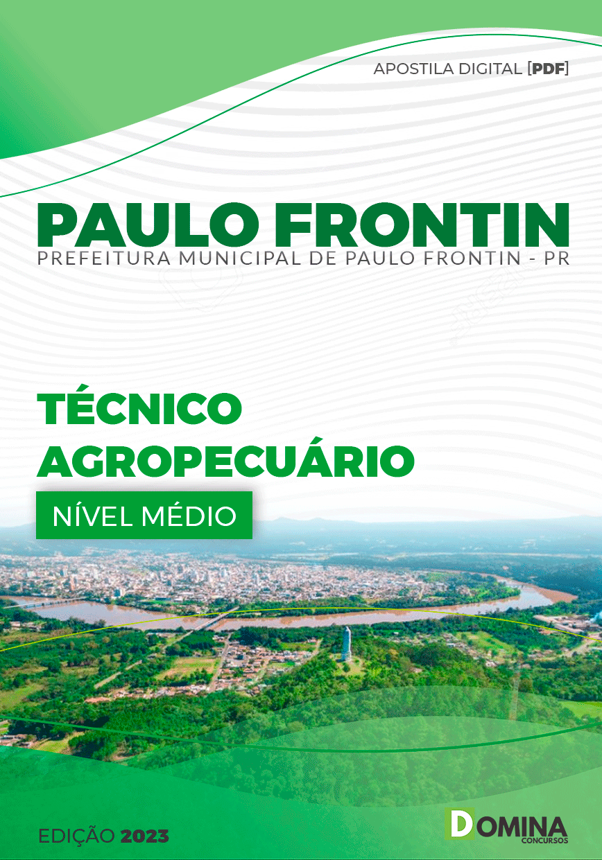 Apostila Digital Pref Paulo Frontin PA 2023 Técnico Agropecuário