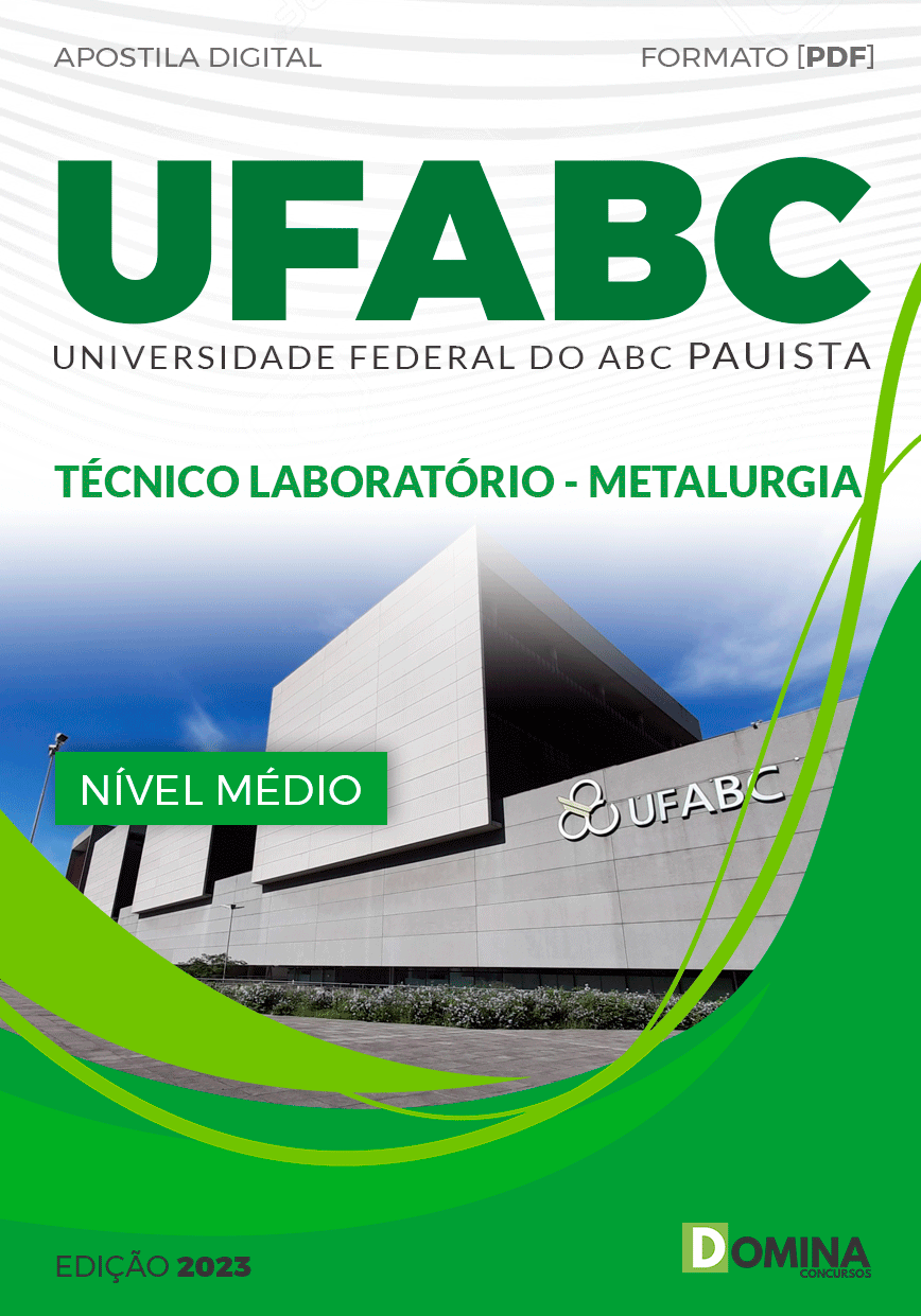 Apostila Concurso UFABC 2023 Técnico Laboratório Metalurgia