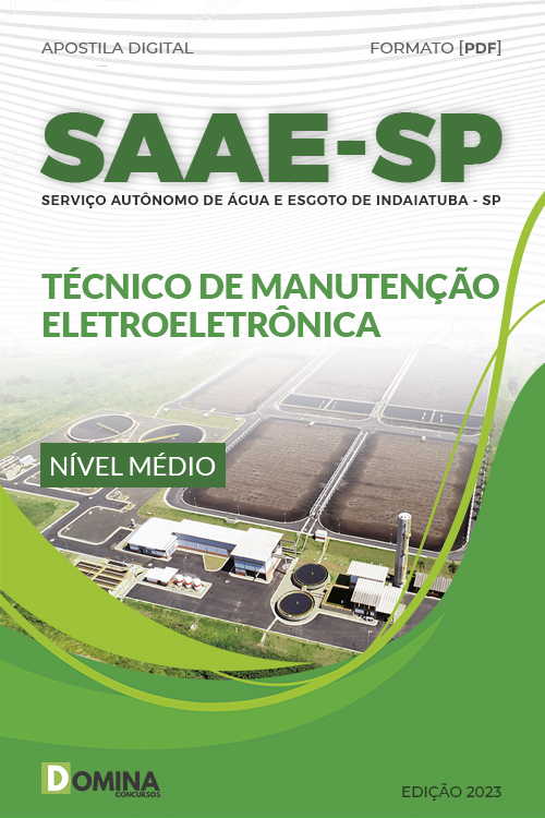 Apostila SAAE Indaiatuba SP 2023 Técnico Manutenção Eletroeletrônica