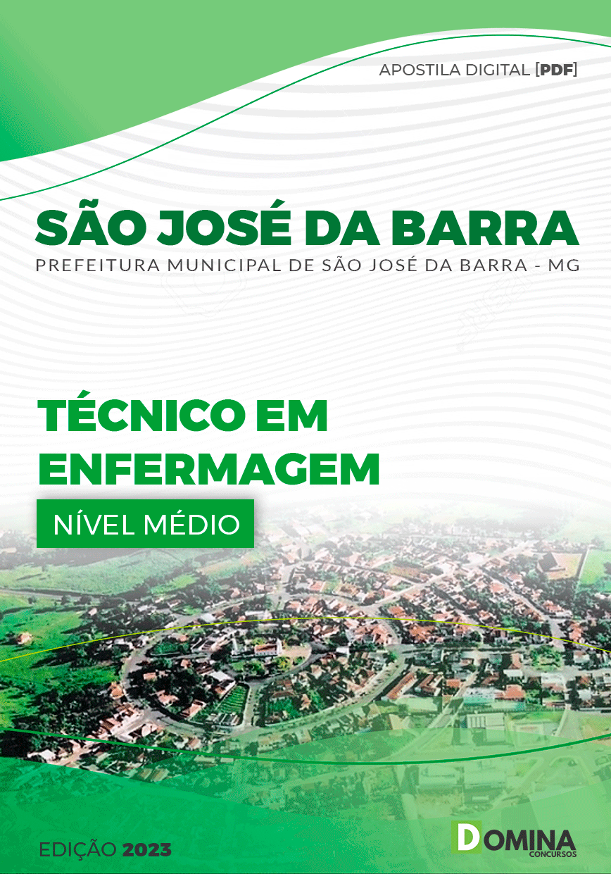 Apostila Pref São José da Barra MG 2023 Técnico Enfermagem
