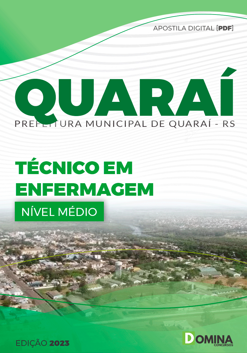 Apostila Concurso Pref Quaraí RS 2023 Técnico Enfermagem