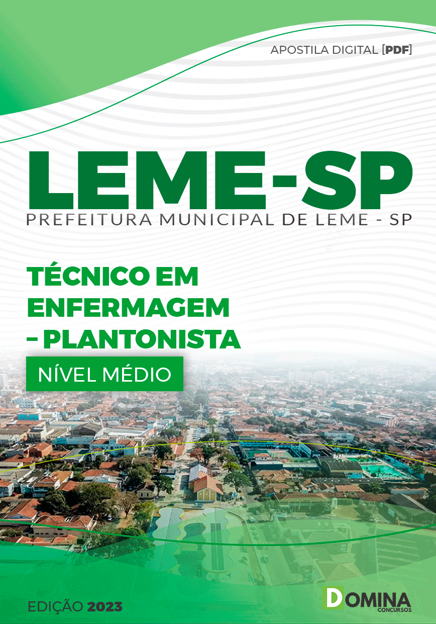 Apostila Concurso Pref Leme SP 2023 Técnico Enfermagem