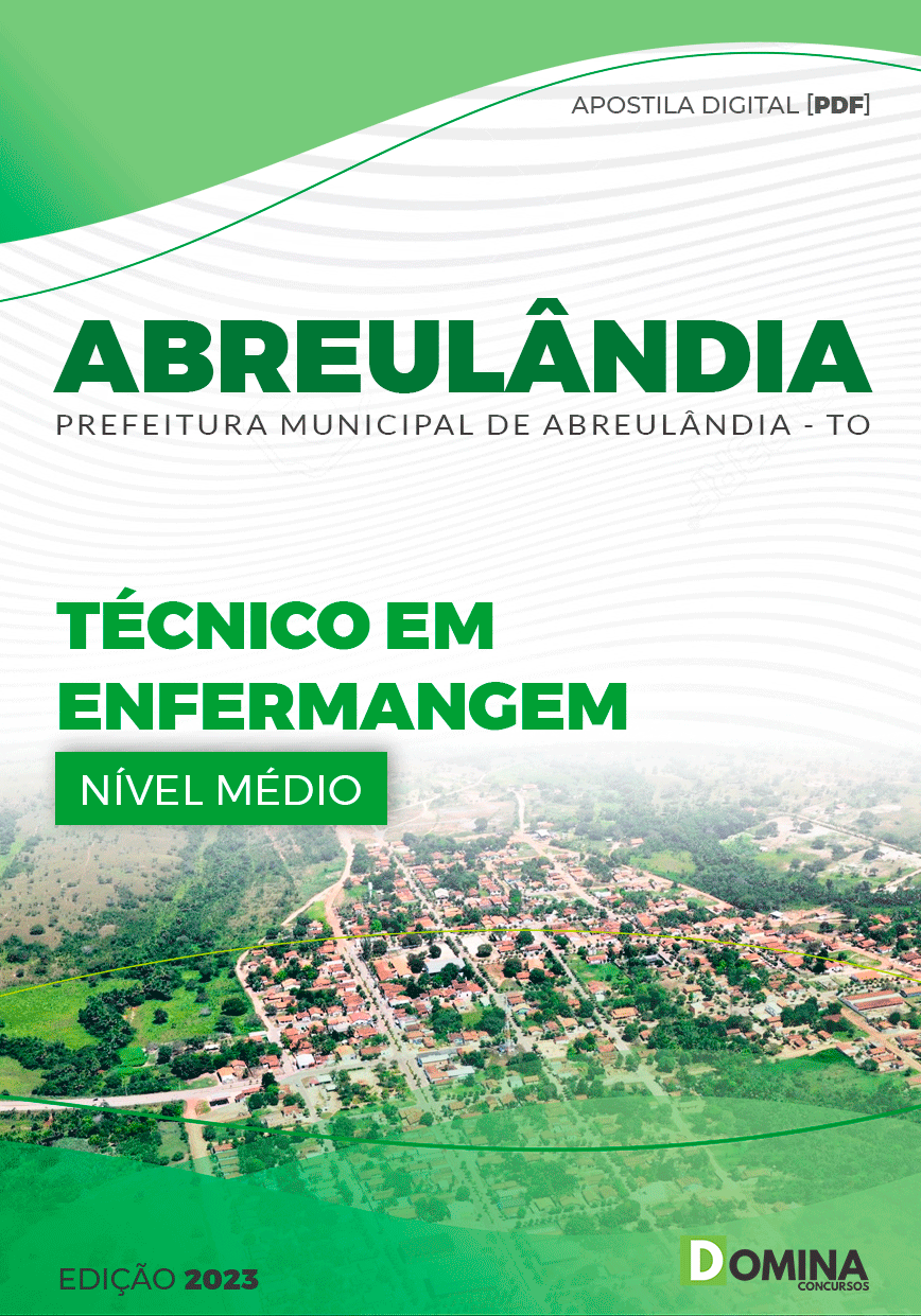 Apostila Digital Pref Abreulândia TO 2023 Técnico Enfermagem