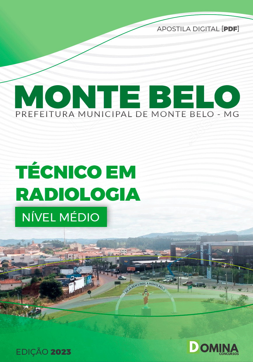 Apostila Pref Monte Belo MG 2023 Técnico Radiologia