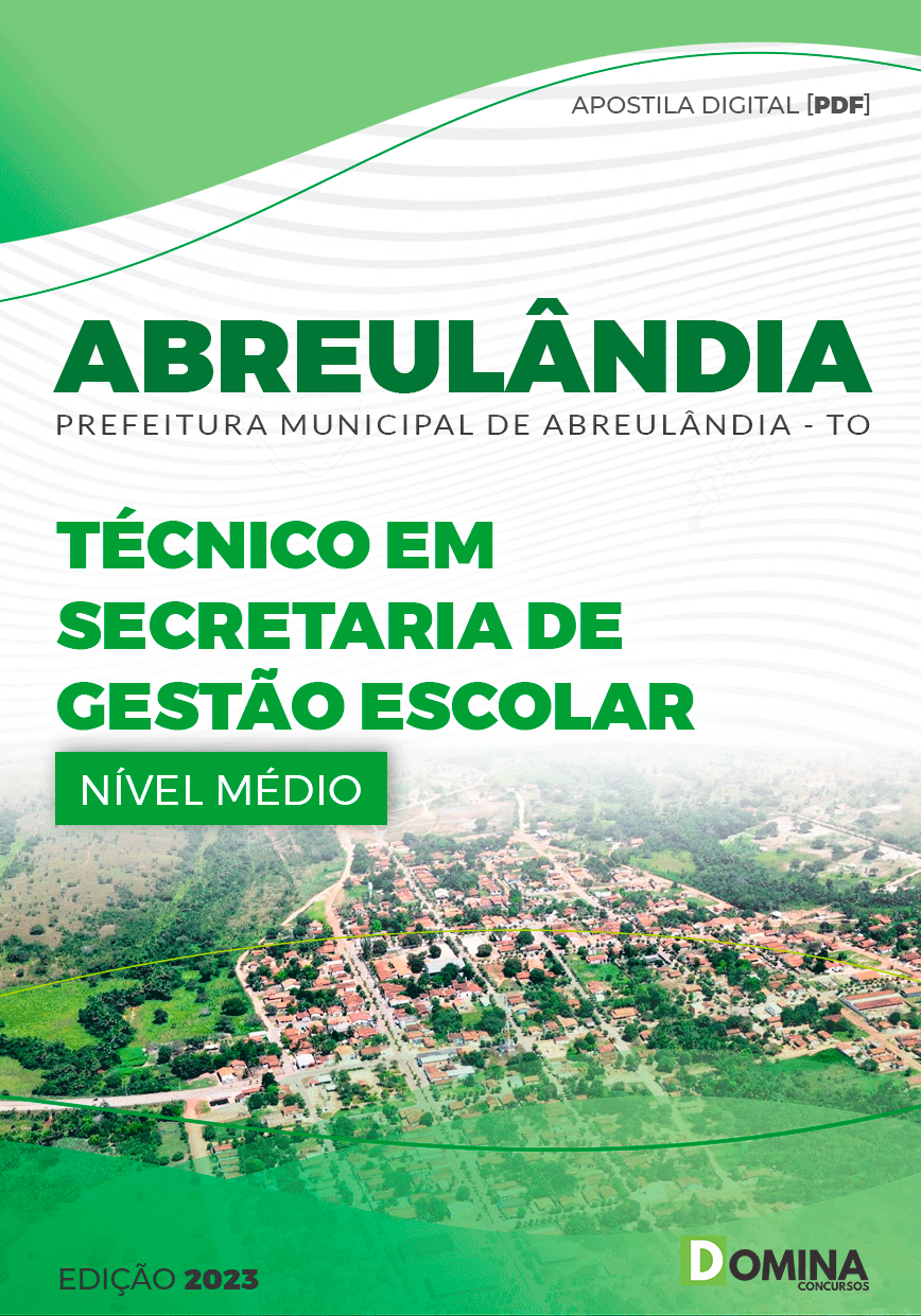 Apostila Digital Pref Abreulândia TO 2023 Técnico Gestão Escolar