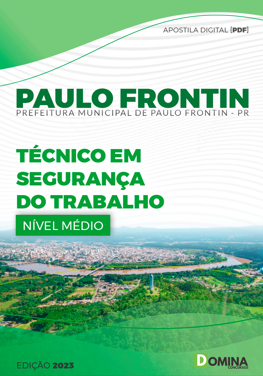 Apostila Pref Paulo Frontin PA 2023 Técnico Segurança Trabalho
