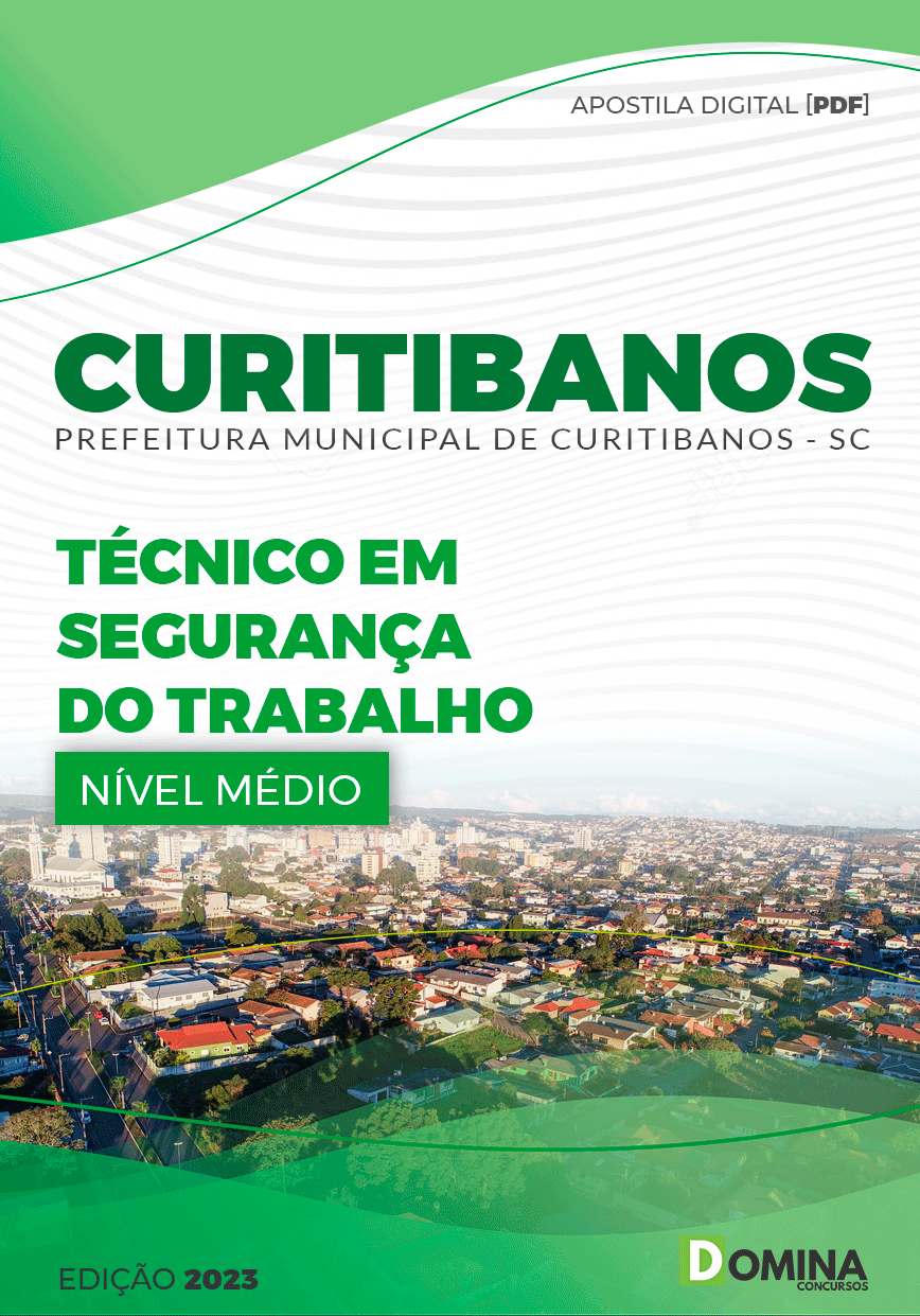 Apostila Pref Curitibanos SC 2023 Técnico Segurança Trabalho