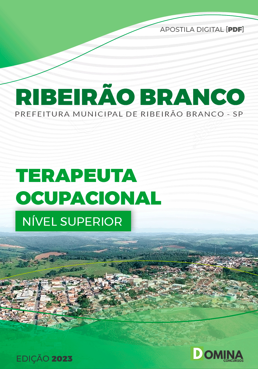 Apostila Pref Ribeirão Branco SP 2023 Terapeuta Ocupacional