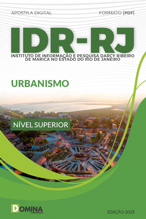 Apostila Digital Concurso IDR Maricá RJ 2023 Urbanismo