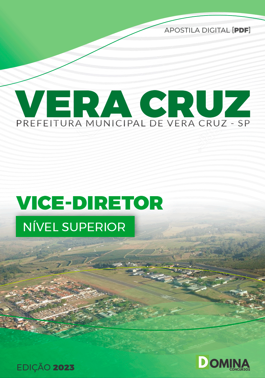 Apostila Digital Pref Vera Cruz SP 2023 Vice Diretor