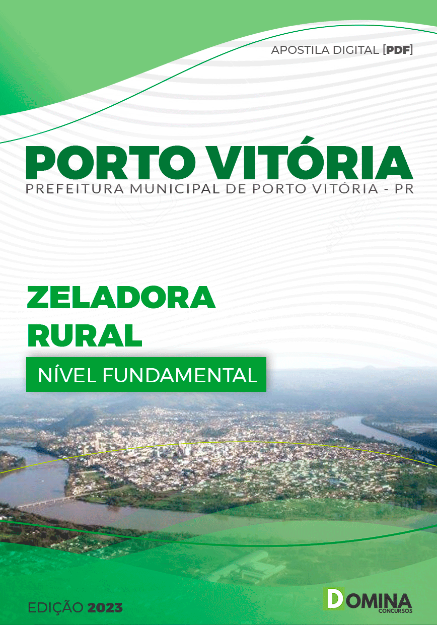 Apostila Concurso Pref Porto Vitória PR 2023 Zeladora Rural